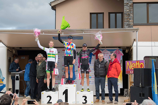 Podium 7e etape