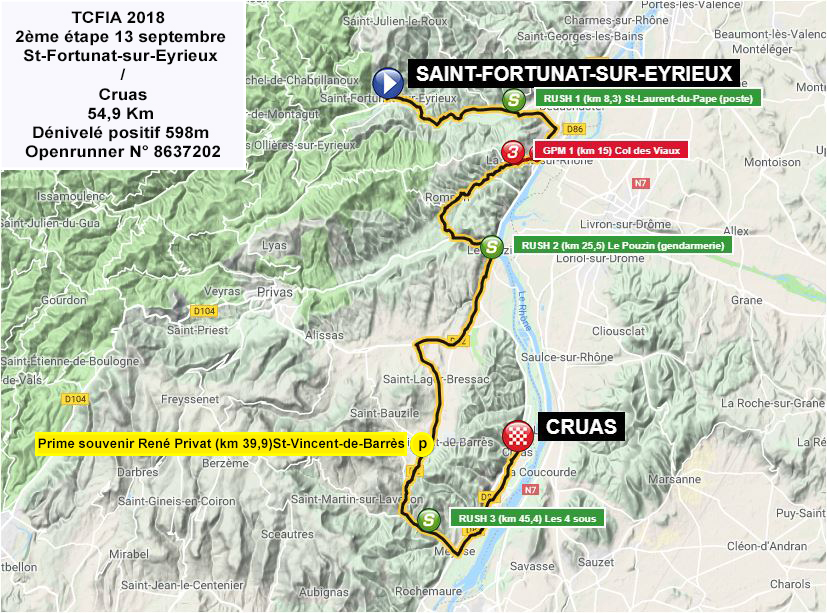 2eme etape st fortunat cruas